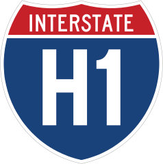 Interstate H1 Sign Sticker