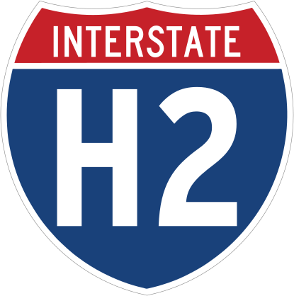Interstate H2 Sign Sticker