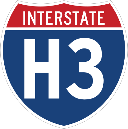 Interstate H3 Sign Sticker