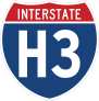 Interstate H3 Sign Sticker