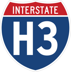 Interstate H3 Sign Sticker