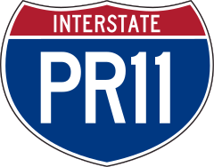 Interstate Pr11 Sign Sticker