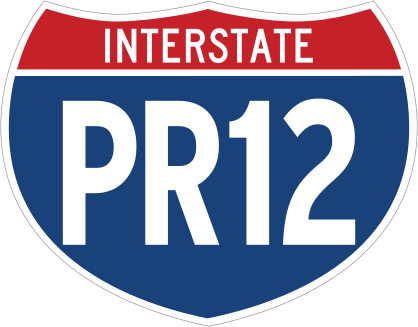 Interstate Pr12 Sign Sticker