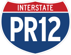Interstate Pr12 Sign Sticker