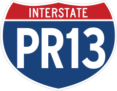 Interstate Pr13 Sign Sticker