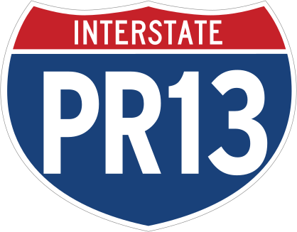Interstate Pr13 Sign Sticker