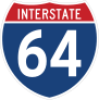 Interstate64 Sign Sticker