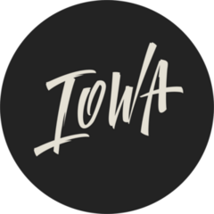 Iowa Circle Sticker