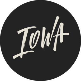 Iowa Circle Sticker