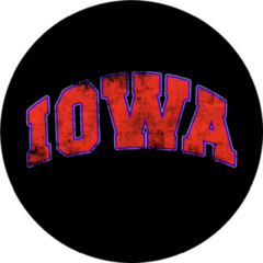 Iowa City Print Sticker