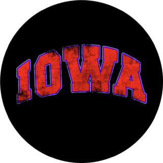 Iowa City Print Sticker