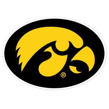 Iowa Hawkeyes NCAA Logo Sticker