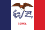Iowa Ia State Flag Sticker