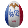 Iowa State Flag Easter Egg Sticker