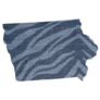 Iowa State Zebra Sticker