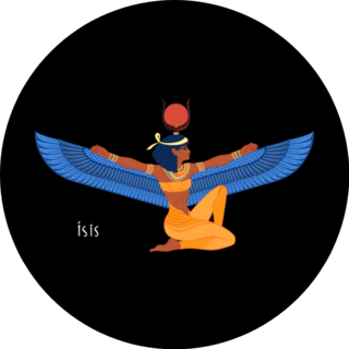 Isis, Goddess Of Life And Magic In Egyptian Mythology Sticker