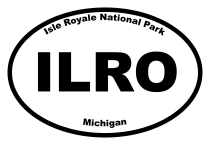 Isle Royale National Park Oval Sticker