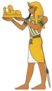 Isolated Figure Of Ancient Egypt Deities Sticker