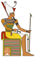 Isolated Figure Of Ancient Egypt Pharaoh Sticker