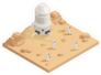 Isometric Space Exploration Mission Sticker