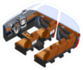 Isometric Vehicle Interior Sticker
