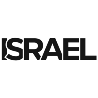Israel Bold Typography Sticker