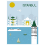 Istanbul City In Turkey Travel Sticker