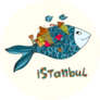 Istanbul Turkey Illustrated Fish Sticker