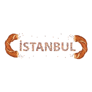 Istanbul Turkey Traditional Food Sesame Sticker