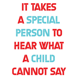 It Takes A Special Person To Hear What A Child Cannot Say Sticker