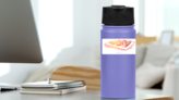 Italian Bruschetta Sticker on a Water Bottle (New) example