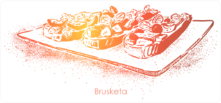 Italian Bruschetta Sticker