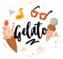 Italian Gelato Sticker