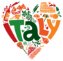 Italy Heart Sticker