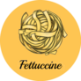 Italy Pasta Fettuccine Illustration Sticker