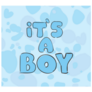 Its A Boy Blue Sticker