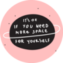 Its Ok If You Need More Space For Yourself Planet Sticker