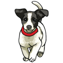 Jack Russel Run Sticker