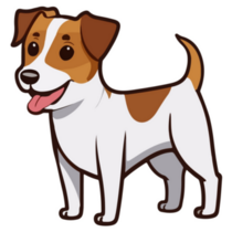 Jack Russell Cheerful Sticker