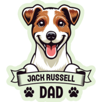 Jack Russell Dad Sticker