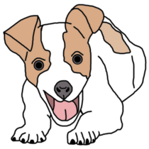 Jack Russell Dog Sticker