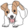 Jack Russell Dog Sticker