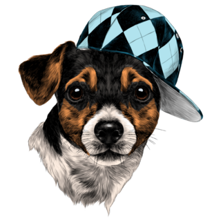 Jack Russell Hat Sticker