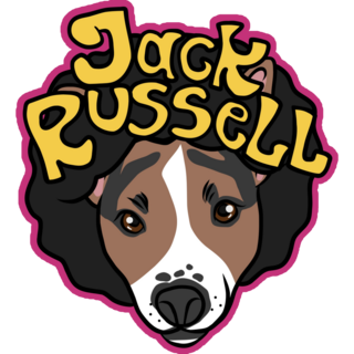 Jack Russell Name Sticker