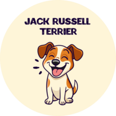 Jack Russell Name Sticker