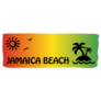 Jamaica Beach Icon Colorful Sticker