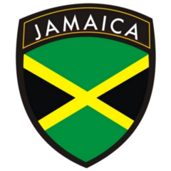 Jamaica Crest Flag Sticker