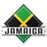 Jamaica Flag Emblem Sticker