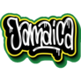 Jamaica Hand Lettering Graffiti Sticker