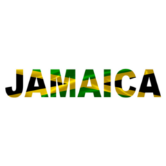 Jamaica Lettering Sticker